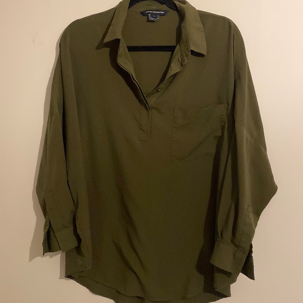 EUC French Connection Button Up Shirt